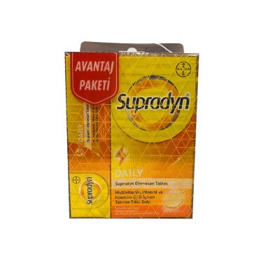Supradyn Daily 30 + 15 Efervesan Tablet Avantajlı Paket - Supradyn