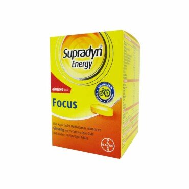 Supradyn Energy Focus 30 Tablet - Supradyn