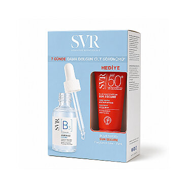 SVR B3 Ampoule Hydra Serum 30ml + Sun Secure Blur SPF50+ 15 ml Hediye - SVR