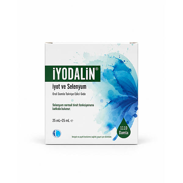 İyodalin İyot ve Selenyum Takviye Edici Gıda 25ml + 25ml - 1
