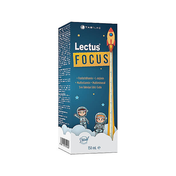 Lectus Focus Fosfatidilserin L-Arjinin Multivitamin Multimineral Takviye Edici Gıda 150 ml - 1