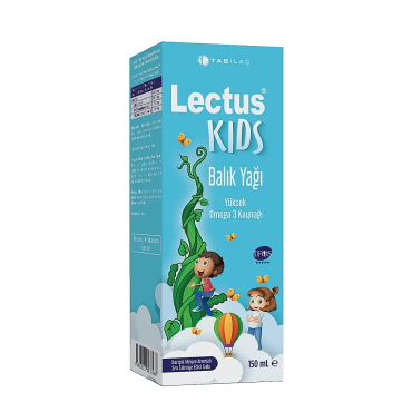 Tabilaç Lectus Kids Balık Yağı Karışık Meyve Aromalı 150 ml Takviye Edici Gıda - Tabilaç
