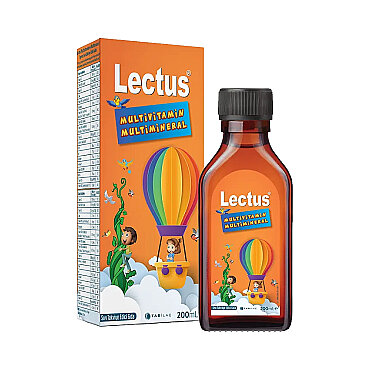 Lectus Multivitamin Multimineral Şurup Takviye Edici Gıda 200 ml - Tabilaç