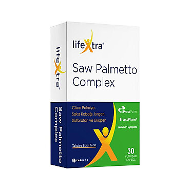 LifeXtra Saw Palmetto Complex Takviye Edici Gıda 30 Yumuşak Kapsül - Tabilaç