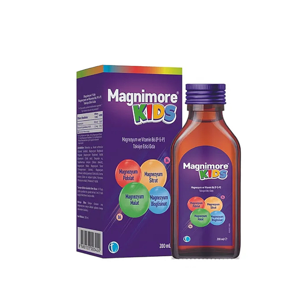 Tabilaç Magnimore Kids Magnezyum & Vitamin B6 200 ml Takviye Edici Gıda - 1