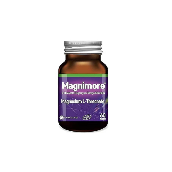 Tabilaç Magnimore Magnesium L-Threonate 60 Kapsül Takviye Edici Gıda - 1