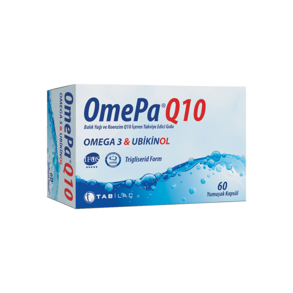 Tabilaç OmePa Q10 60 Yumuşak Kapsül Takviye Edici Gıda - 1