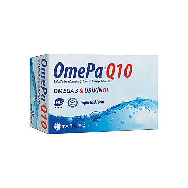 Omepa Q10 Omega 3 Ubiquinol Takviye Edici Gıda 90 Kapsül - Tabilaç