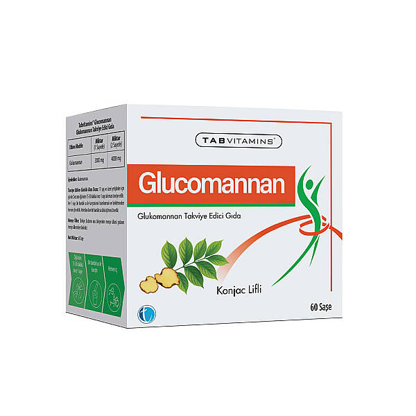 TabVitamins Glucomannan Takviye Edici Gıda 60 Saşe - 1