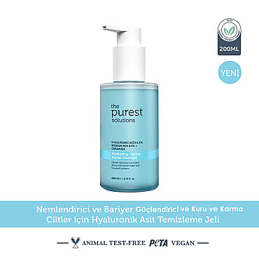 The Purest Solitions Kuru ve Karma Ciltler İçin Hydrating Nazik Yüz Temizleyici 200ml - 3