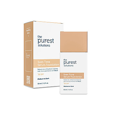 The Purest Solutions Even Tone Leke Karşıtı Serum Fondöten SPF50+ Orta-Koyu Ton 30 ml - The Purest Solutions