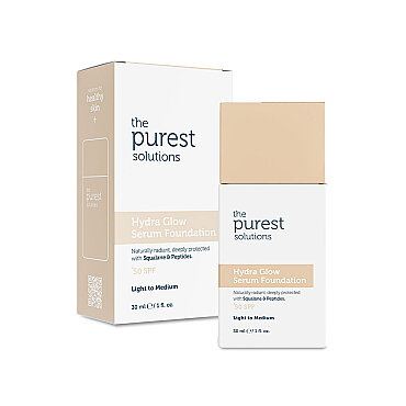 The Purest Solutions Hydra Glow Nemlendirici Serum Fondöten SPF50+ Orta-Koyu Ton 30 ml - The Purest Solutions