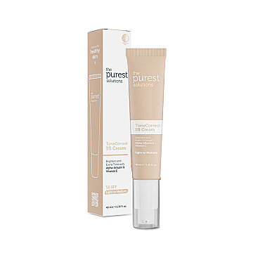 The Purest Solutions Lekeli Ciltler İçin Cilt Tonu Eşitleyici BB Krem SPF50+ Açık Orta Ton 40 ml - The Purest Solutions