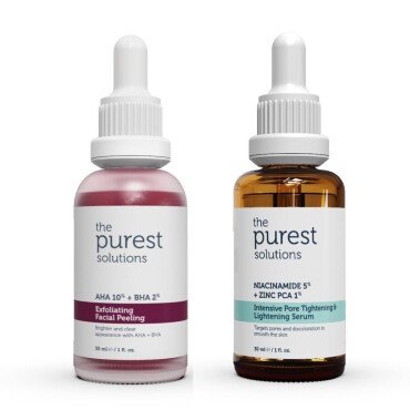 The Purest Solutions Siyah Nokta Karşıtı ve Gözenek Sıkılaştırmaya Yardımcı Bakım Seti - The Purest Solutions