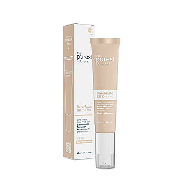 The Purest Solutions Yağlı ve Karma Ciltler İçin Matlaştırıcı BB Krem SPF 50+ Açık-Orta Ton 40 ml - The Purest Solutions