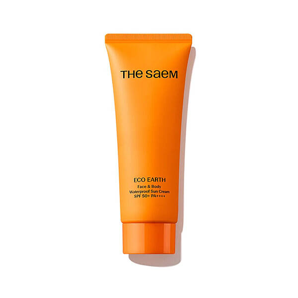 The Saem Eco Earth Face & Body Waterproof SPF50+ PA++++ Sun Cream - SPF50 Yüz & Vücut İçin Güneş Koruyucu Krem 100 g - 1