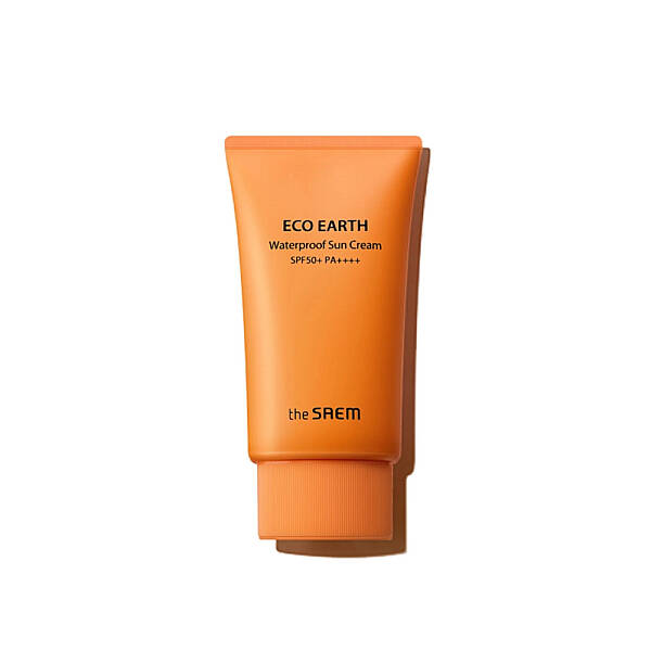 The Saem Eco Earth Waterproof SPF50+ PA++++ Sun Cream - Suya Dayanıklı Güneş Koruyucu Krem 50 g - 1