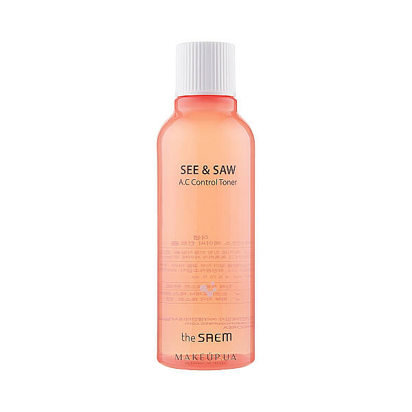 The Saem See & Saw AC Control Toner - Yağlı Akneli Cilt Toniği 200 ml - 1