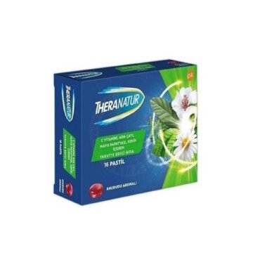 Theranatur Ahududu Aromalı 16 Pastil - Theranatur