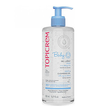 Topicrem Baby Gentle Cleansing Gel - Bebekler İçin Nazik Temizleyici Jel 500 ml - Topicrem
