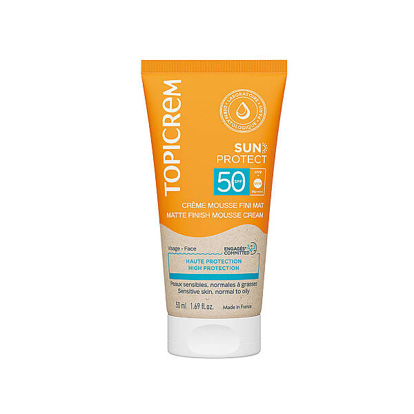 Topicrem Sun Protect SPF50 Mat Güneş Koruyucu Köpük Krem 50 ml - 1