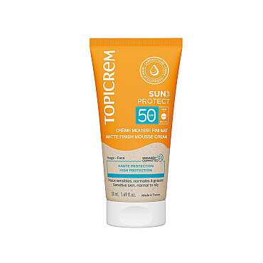 Topicrem Sun Protect SPF50 Mat Güneş Koruyucu Köpük Krem 50 ml - Topicrem