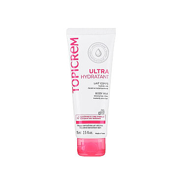 Topicrem Ultra Hydratant Body Milk - Yoğun Nemlendirici Vücut Sütü 75 ml - Topicrem