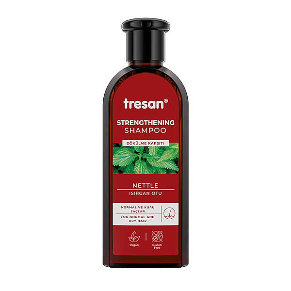 Tresan Strengthening Normal ve Kuru Saçlar İçin Isırgan Otlu Güçlendirici Bakım Şampuanı 300 ml - 1