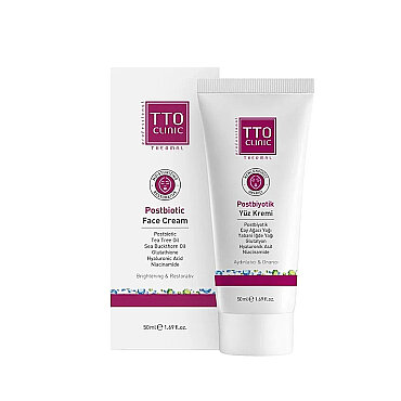 TTO Clinic Postbiyotik Yüz Kremi Rozalı Akneli Lekeli Ciltler 50 ml - TTO