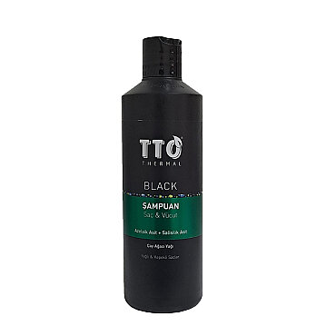 TTO Thermal Black Saç & Vücut Şampuanı 500ml - TTO