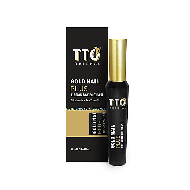 TTO Thermal Gold Nail Plus Tırnak Bakım Cilası 20 ml - TTO