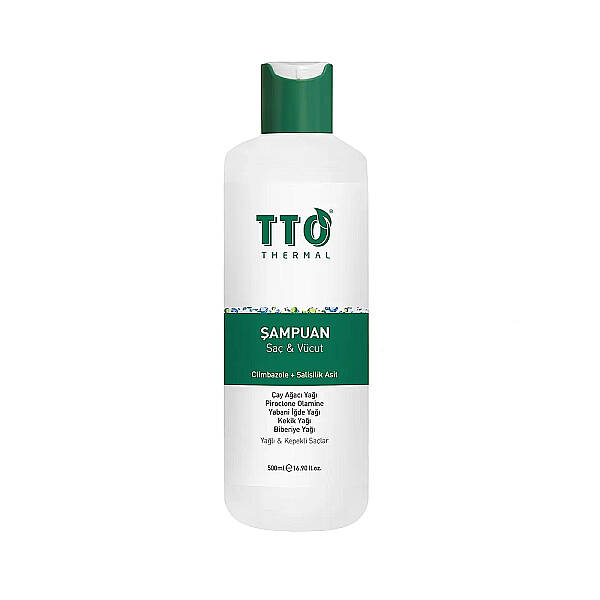 TTO Thermal Saç Ve Vücut Şampuanı Climbazole Ve Çay Ağacı 500ml - 1