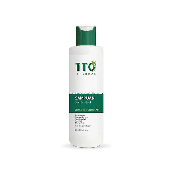 TTO Thermal Saç Ve Vücut Şampuanı Climbazole Ve Çay Ağacı 250ml - 1