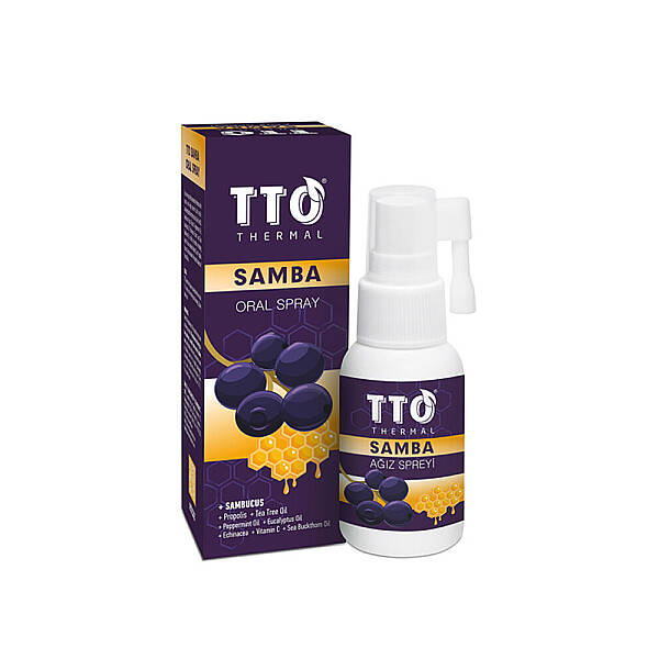 TTO Thermal Samba Ağız Spreyi 30 ml (SAMBUCUS PROPOLİS BAĞIŞIKLIK AĞIZ KOKUSU YARASI) - 1