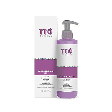 TTO Thermal Yüz Temizleme Jeli Normal Akneli Rozalı Ciltler 200ml - TTO