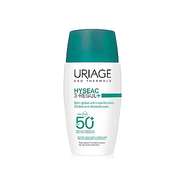 Uriage Hyseac 3-Regul+ Global Anti Blemish Care SPF50 Leke ve Siyah Nokta Karşıtı Bakım Kremi 50 ml - Uriage