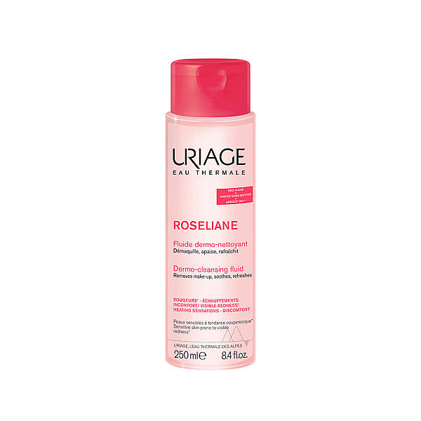 Uriage Roseliane Dermo Cleansing Fluid - Hassas Ciltler İçin Yatıştırıcı Temizleme Losyonu 250 ml - 1