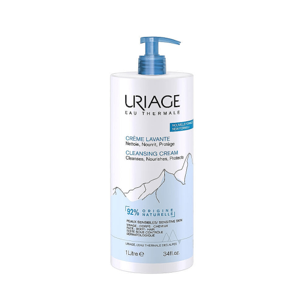 Uriage Creme Lavante Yüz, Vücut ve Saç İçin Temizleyici Krem 1 LT - 1