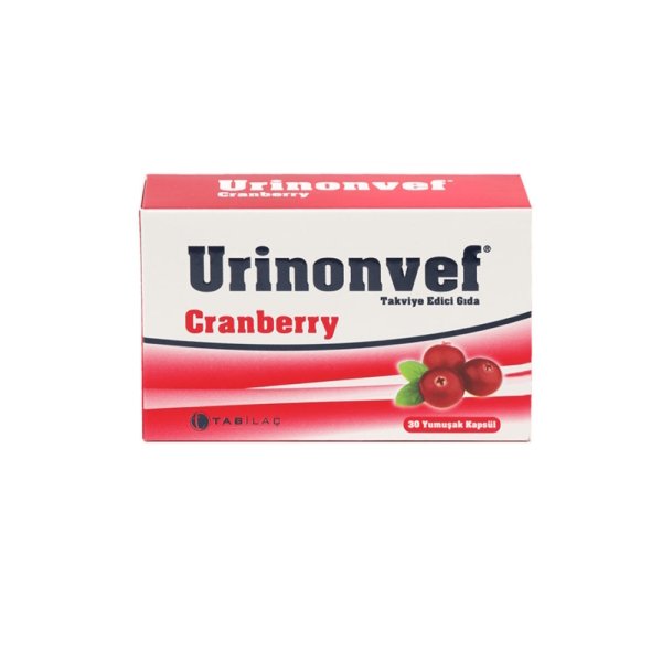 Urinonvef Cranberry 30 Yumuşak Kapsül - 1