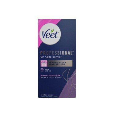 Veet Professional Sir Ağda Bantları 12 Adet - Veet