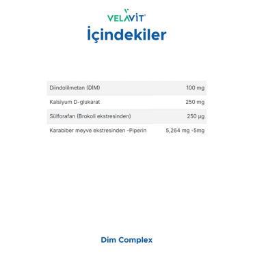 Velavit Dim Complex 30 Tablet - 7
