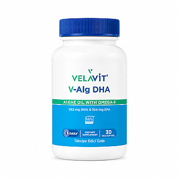 Velavit V-Alg DHA - 30 Yumuşak Kapsül - Velavit