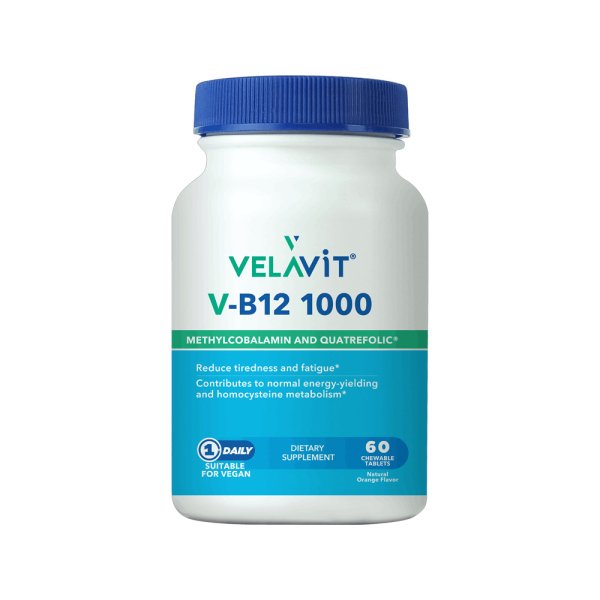 Velavit V-B12 1000 Takviye edici Gıda 60 Tablet - 1