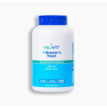 Velavit V-Brewer's Yeast - 400 Tablet - Velavit