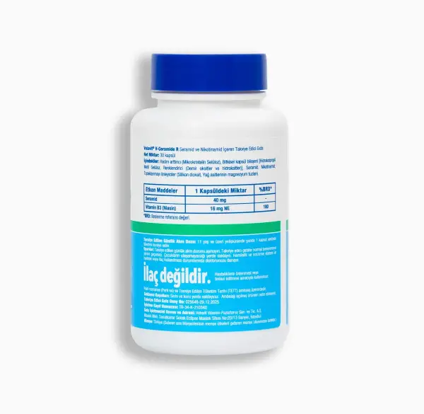 Velavit V-Ceramide R - Takviye Edici Gıda - 30 Kapsül - 2