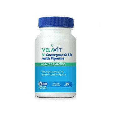 Velavit V-Coenzyme Q 10 With Piperine 30 Kapsül - Velavit