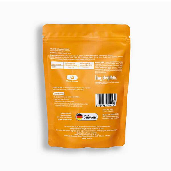 Velavit V-Creatine Gummy - 60 Çiğnenebilir Form - 2
