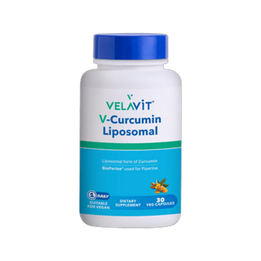 Velavit V-Curcumin Liposomal Takviye Edici Gıda 30 Kapsül - Velavit