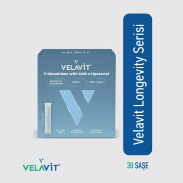 Velavit V-Glutathione With SAM-e Liposomal 30 Stick Takviye Edici Gıda - 2