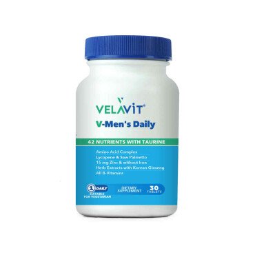 Velavit V-Men's Daily 30 Tablet Erkekler İçin Takviye Edici Gıda - Velavit